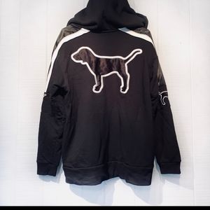 VS PINK DOG Sherpa Zip Hoodie